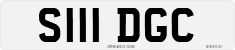 License plate of the United Kingdom, 1983 year system