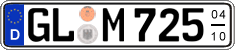 German license plate, Seasonal plates