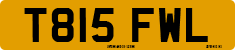 License plate of the United Kingdom, 1983 year system