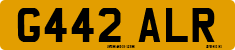 License plate of the United Kingdom, 1983 year system