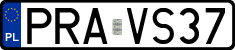 License plates of Poland, Regular car plates