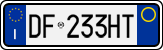 License plate of Italy, Cars (1994 year series)