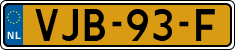 License plate of the Netherlands, Light Commercial Vehicles (1994 system)