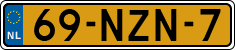 License plate of the Netherlands, Cars