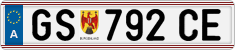 License plate of Austria, Regular plates