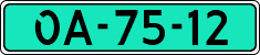 License plate of the Netherlands, Dealer (Regular)
