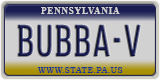 Pennsylvania, Vanity Plates