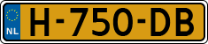 License plate of the Netherlands, Cars
