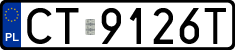License plates of Poland, Regular car plates