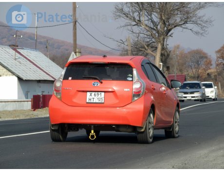 х691нт125, Toyota Aqua