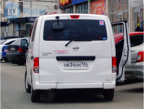 о634он134, Nissan NV200