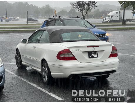 2981, Mercedes-Benz CLK-Klasse