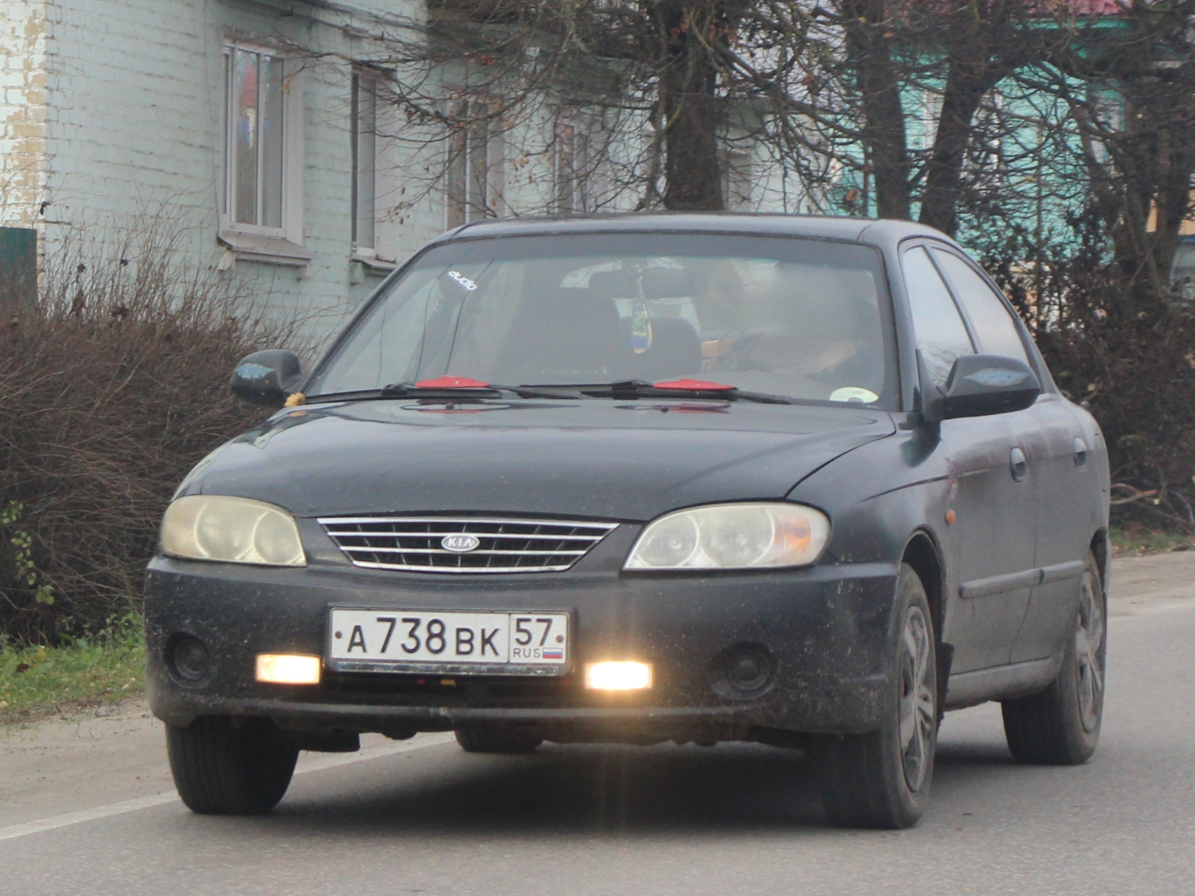 а 738 вк 57, Kia Spectra 1st gen Sedan (SD), 2001–2004 (–2011 for others)
