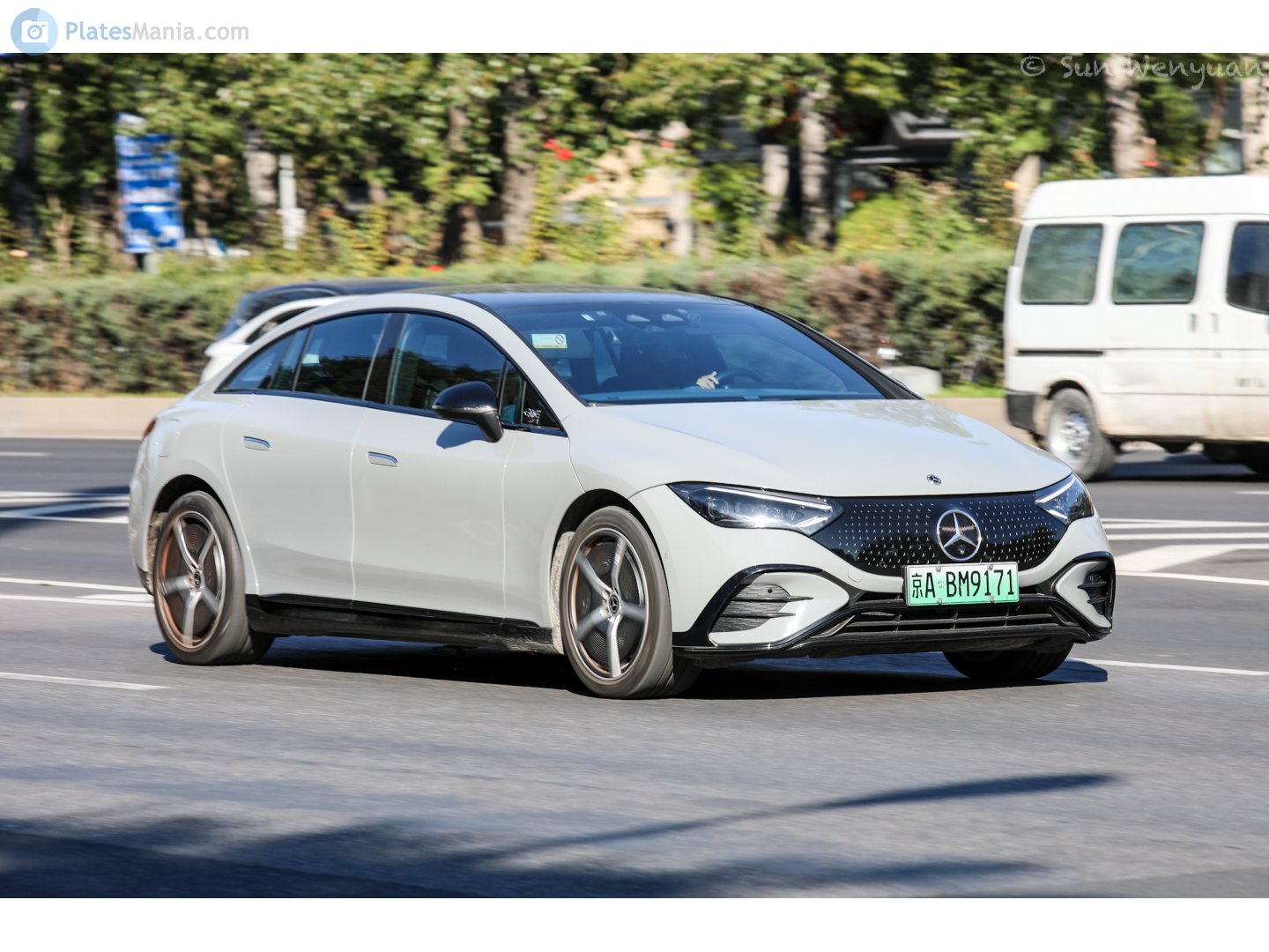 京A·BM9171, Mercedes-Benz EQE 1st gen Sedan (V295), 2021–