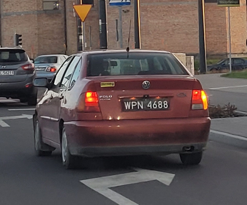 WPN 4688, Volkswagen Polo 3rd gen Classic Sedan (6N), 1995–2001 (­–2005 for LATAM-market)