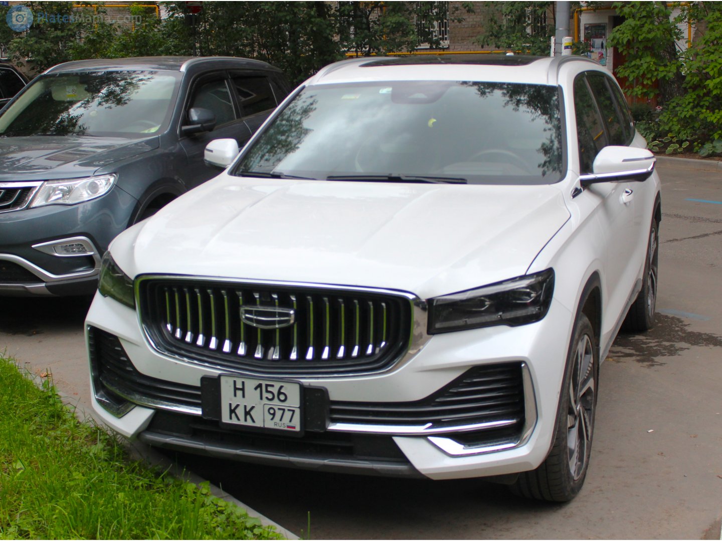 н 156 кк 977, Geely Xingyue 1st gen Monjaro/L SUV (KX11), 2021­–