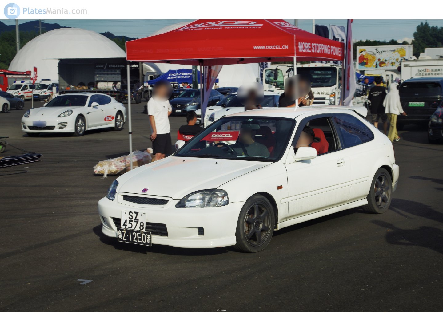 粤Z·12E0港, Honda Civic 6th gen Hatchback (EK; Global-market), 1995–2000