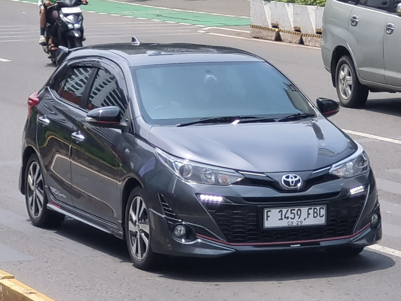 F 1459 FBC, Toyota Yaris 3rd gen Hatch (XP150), 1st facelift, 2017–2020 (–present for VN-market)