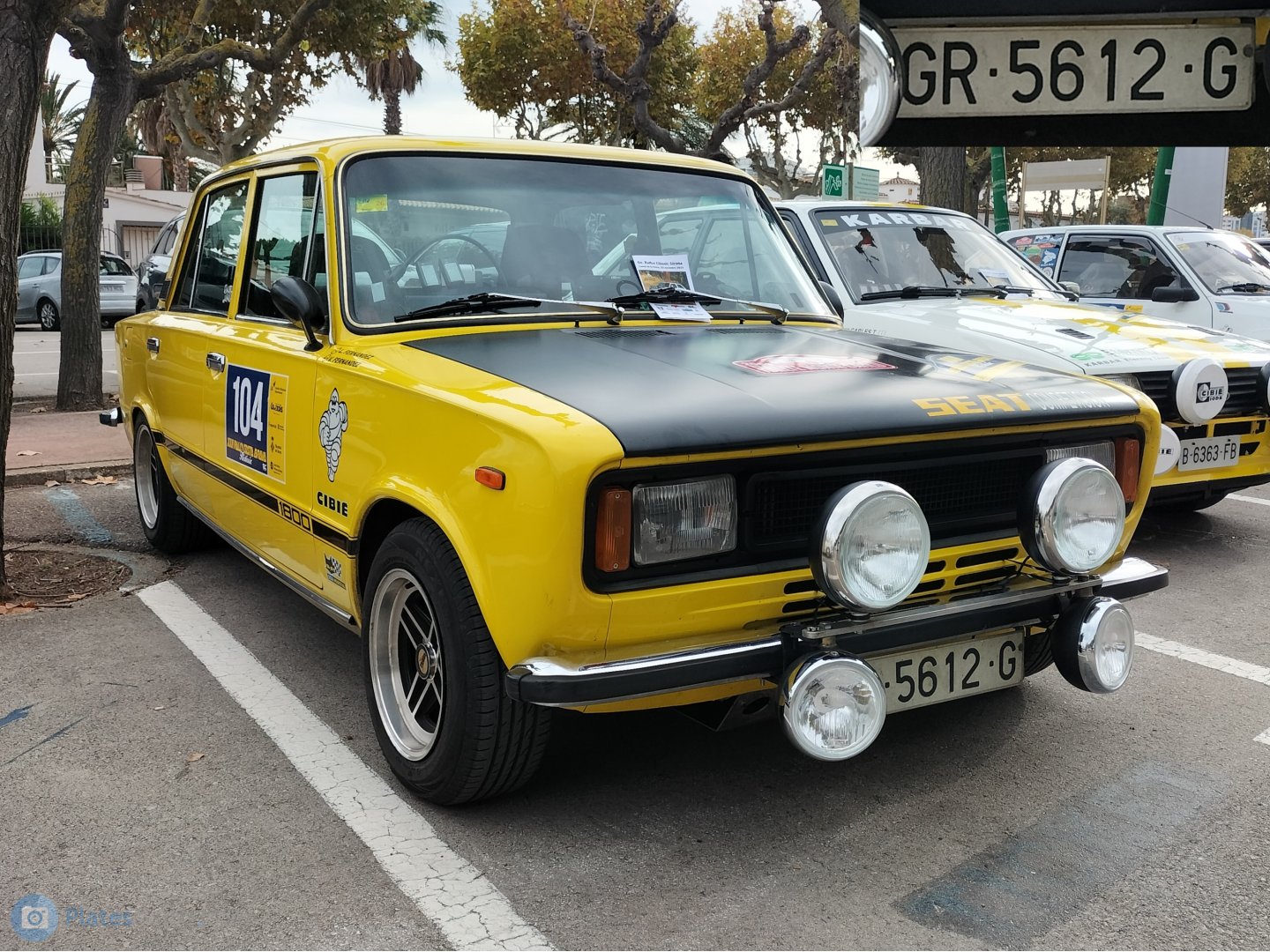 GR 5612 G, SEAT 124 2nd gen (FL) Berlina, 1975-1980