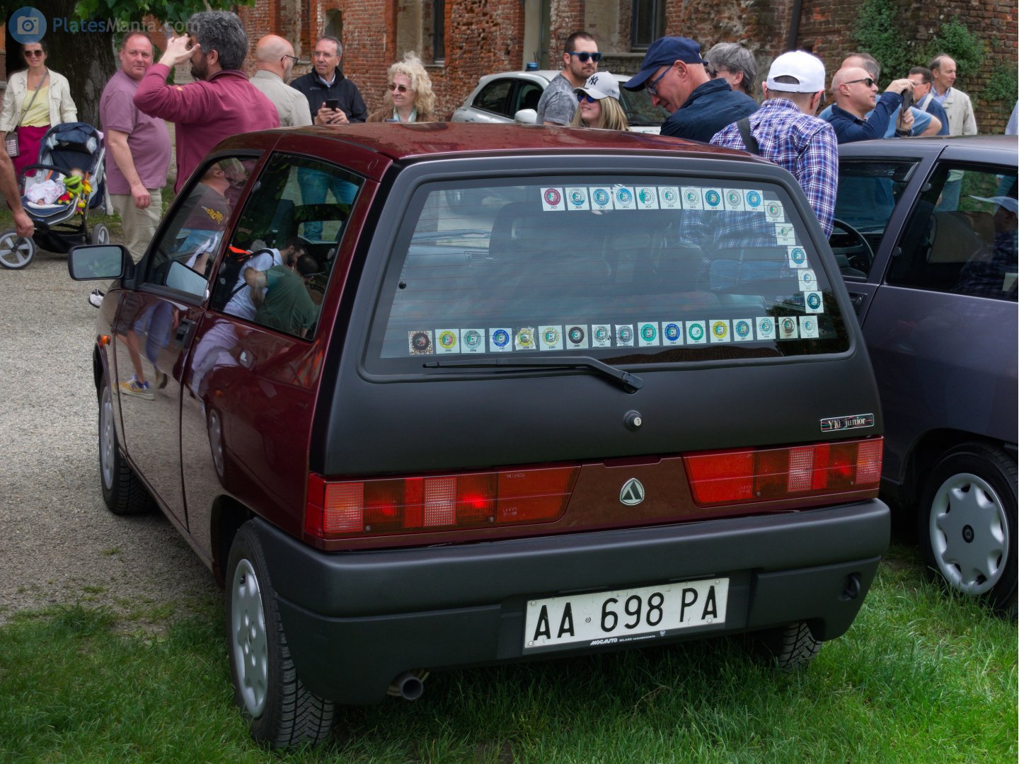 AA 698 PA, Autobianchi Y10 1st gen (156), facelift, 1992–1996