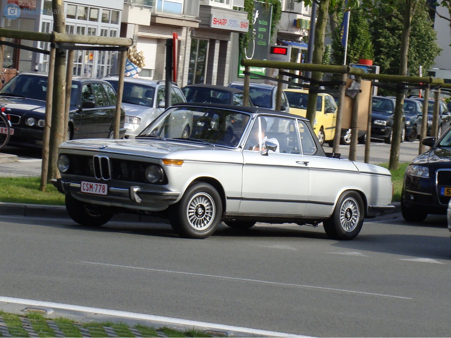 CSM-778, BMW 02 Series 2002 Cabrio by Baur Targa (E10), facelift, 1973–1975