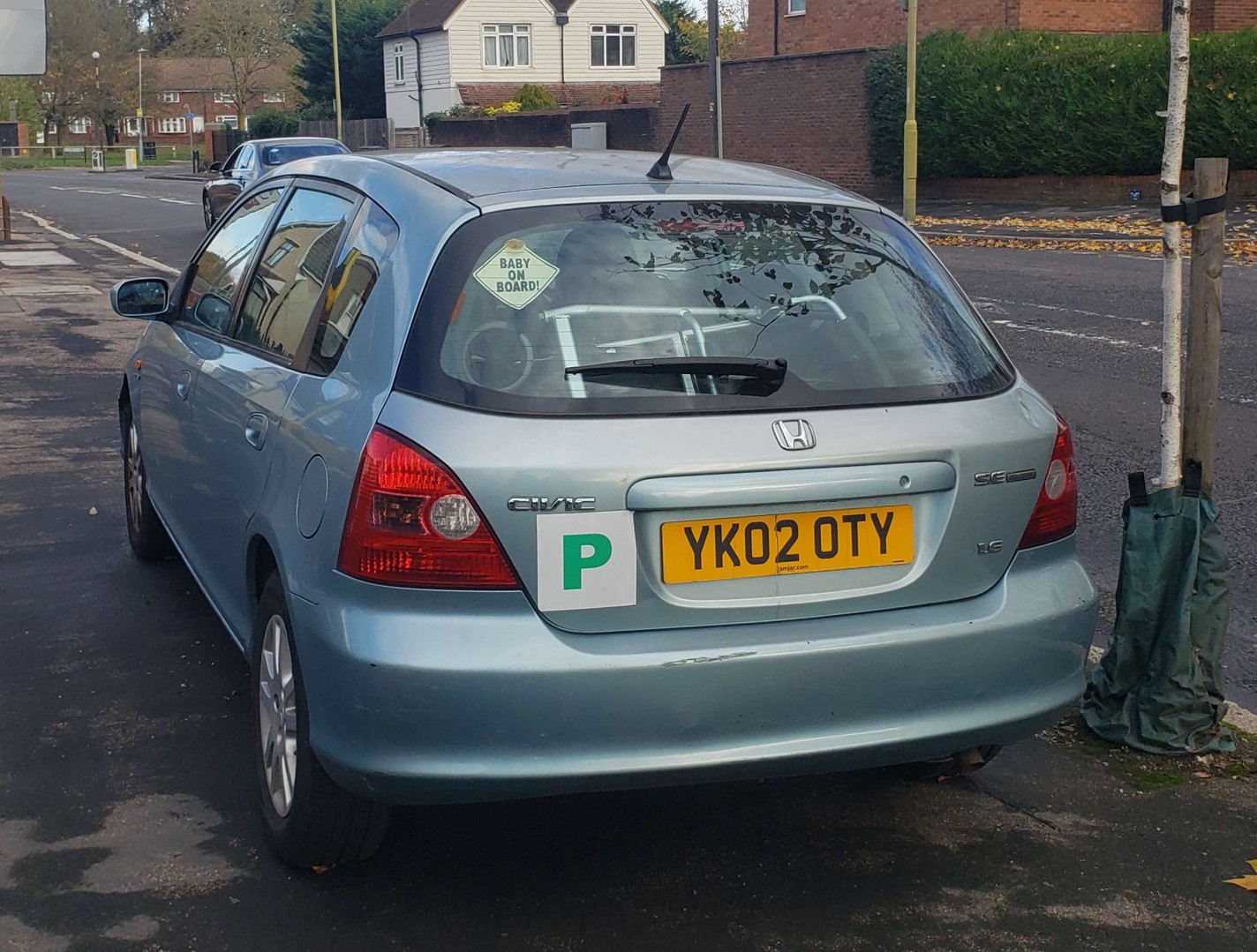 YK02OTY, Honda Civic 7th gen 5-door Hatch (EU), 2000–2005