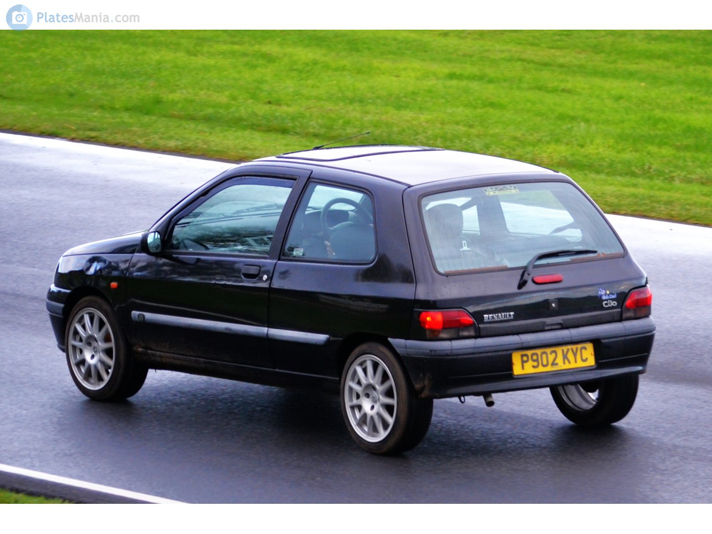 P902KYC, Renault Clio 1st gen 3-door Hatch (C57), facelift, 1996–1998