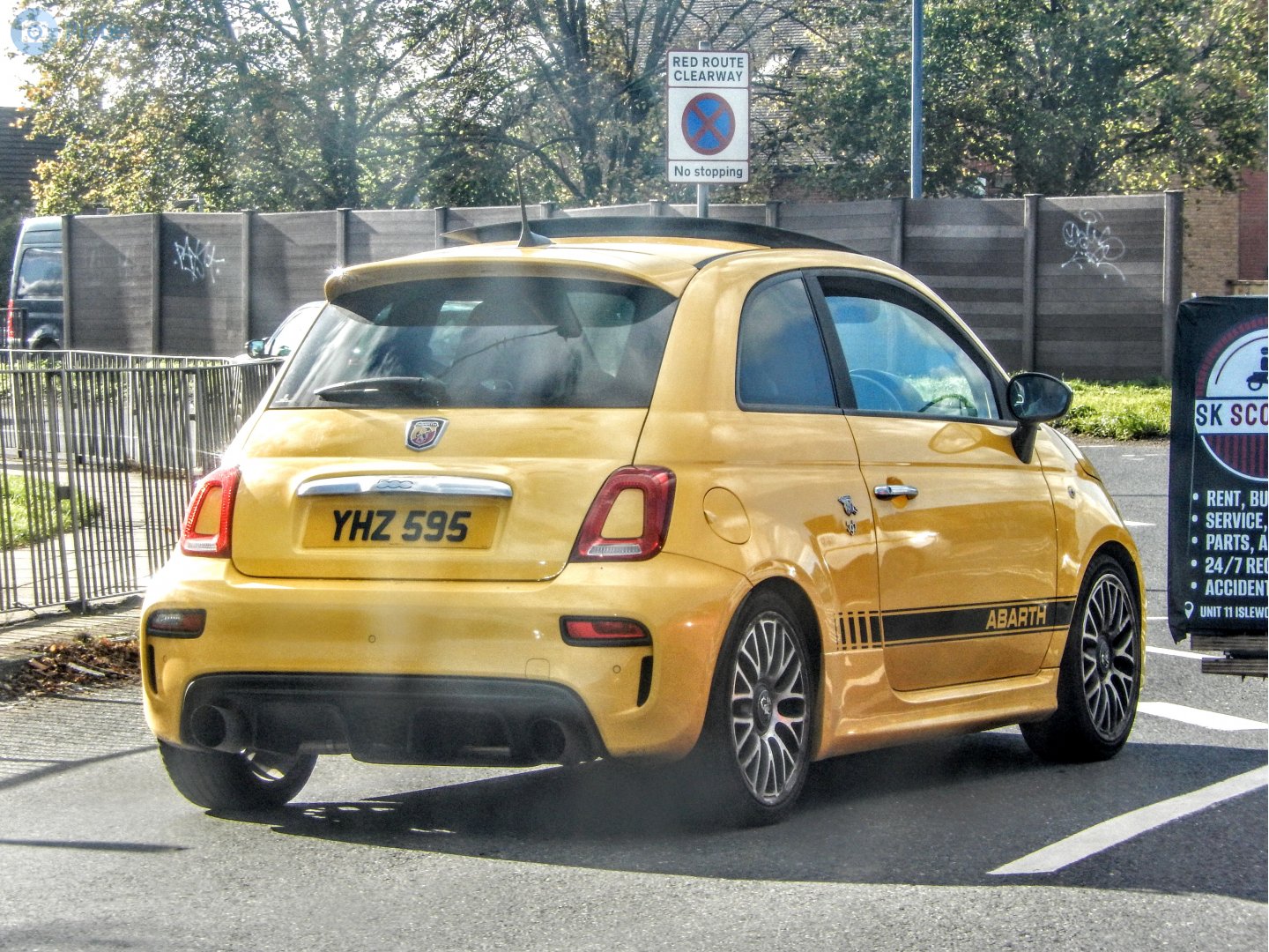 YHZ595, Abarth 500/595/695 1st gen (312), facelift, 2016–