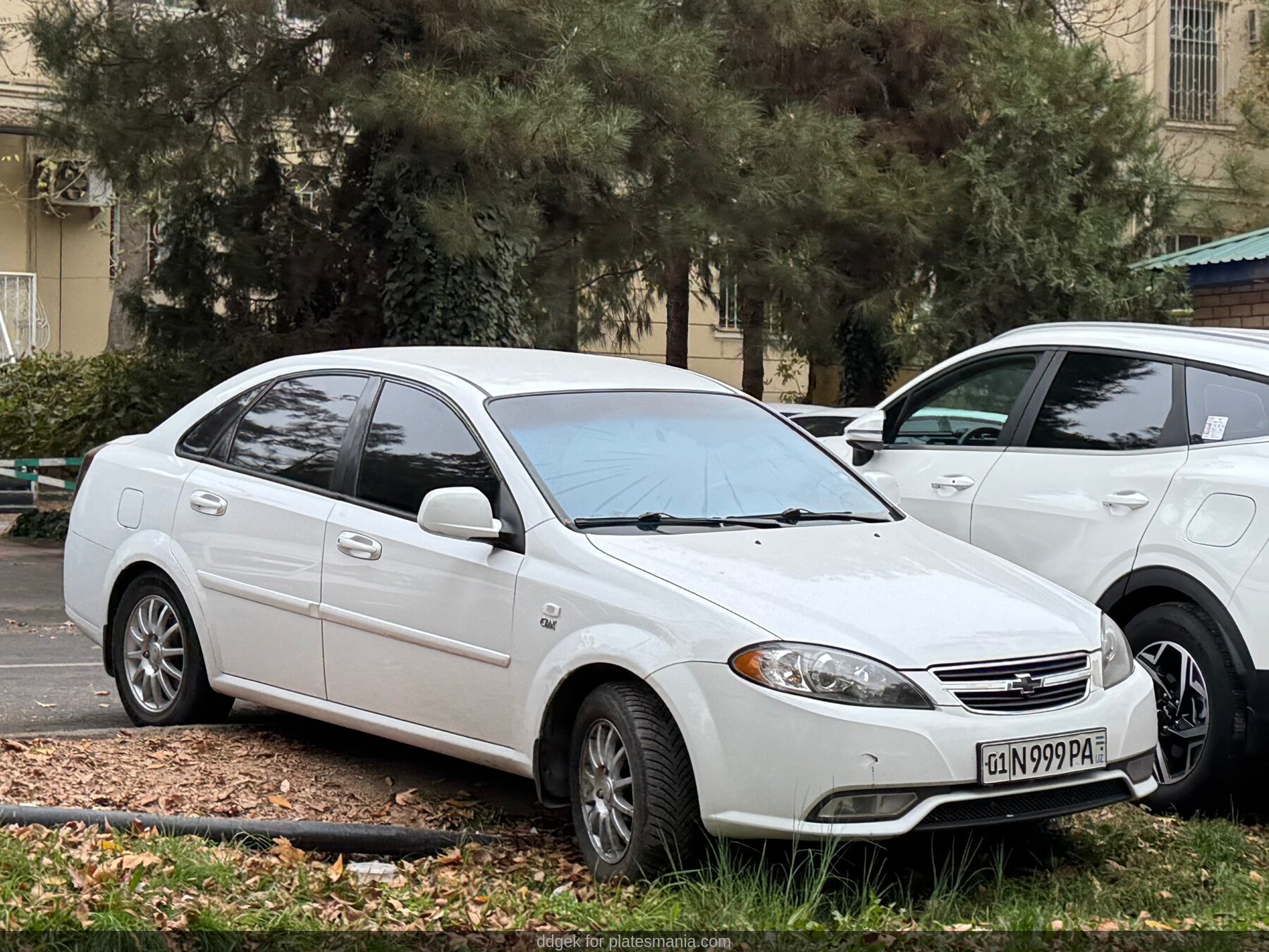 01 N 999 PA, Chevrolet Lacetti 1st gen Sedan (J200), 2004­–2012 (–2024 for UZ-market)