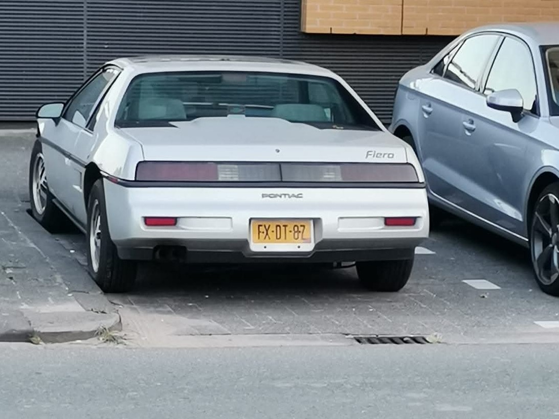 FX-DT-87, Pontiac Fiero 1st gen (P-body), facelift, 1985–1988