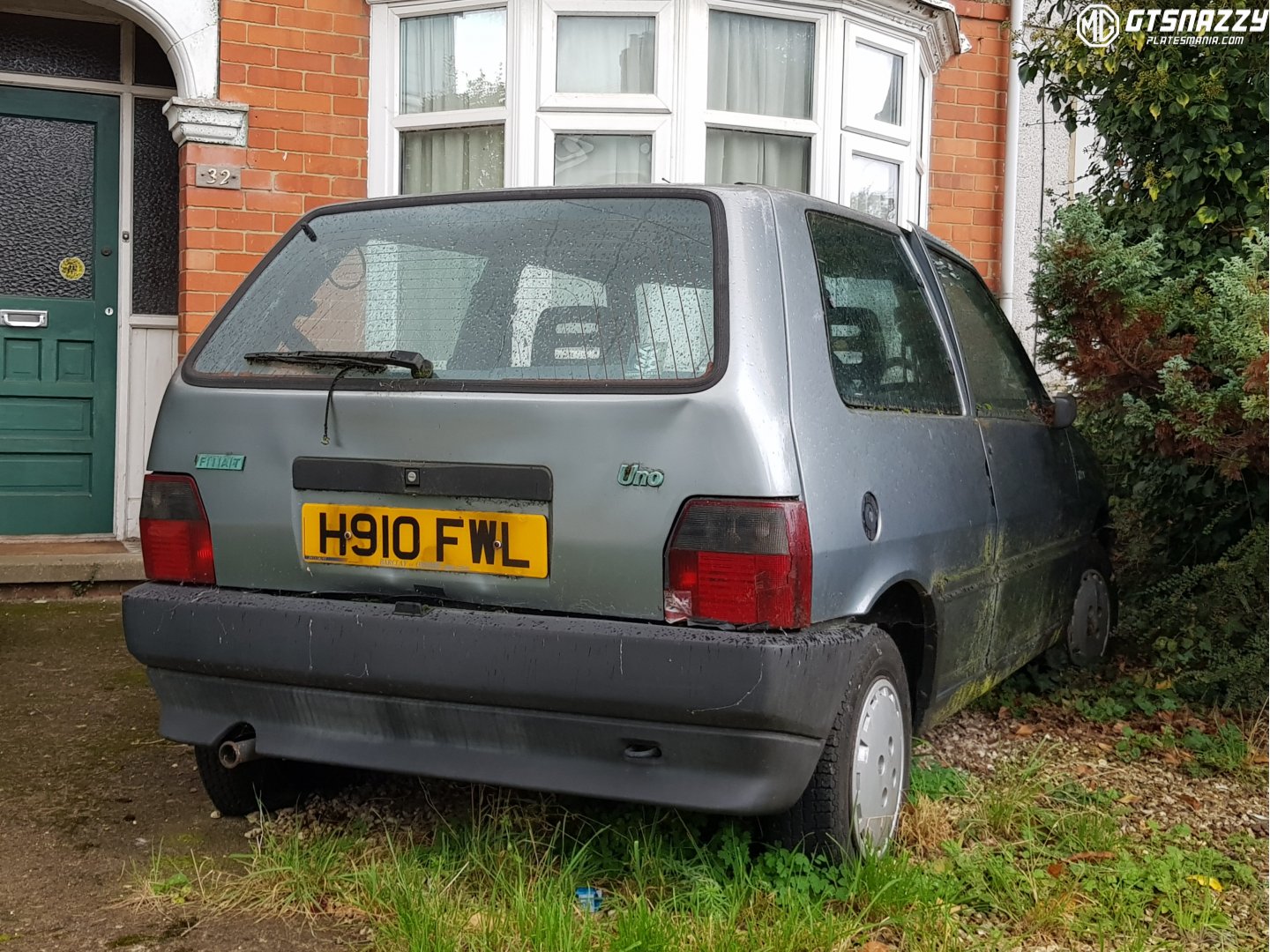 H910FWL, FIAT Uno 1st gen 3-door Hatch (146), facelift, 1989–1995 (–2003 for others)