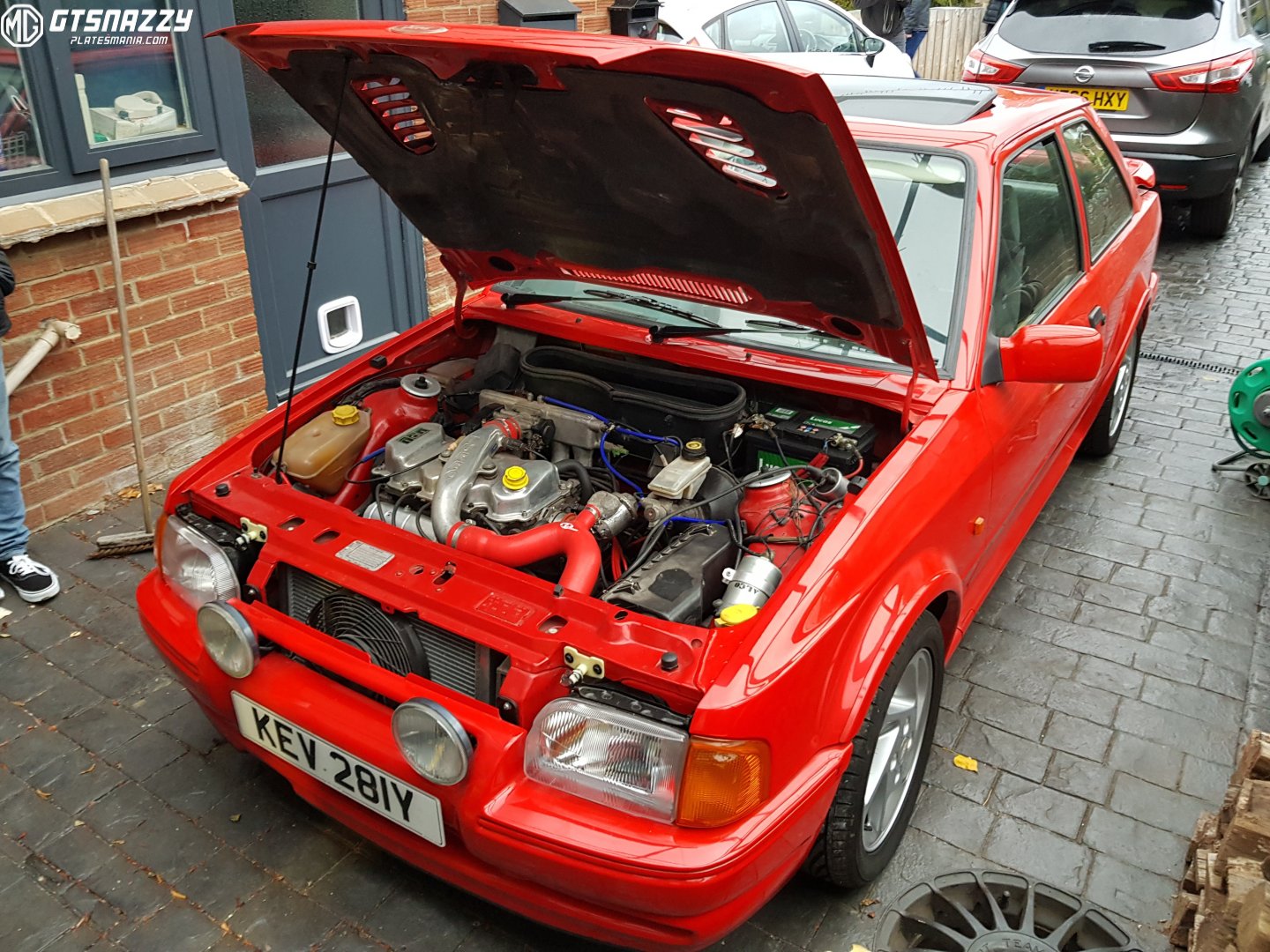 KEV281Y, Ford Escort 4th gen 3-door Hatch (ABF; Global-market), 1986–1992 (–1995 for LATAM-market)