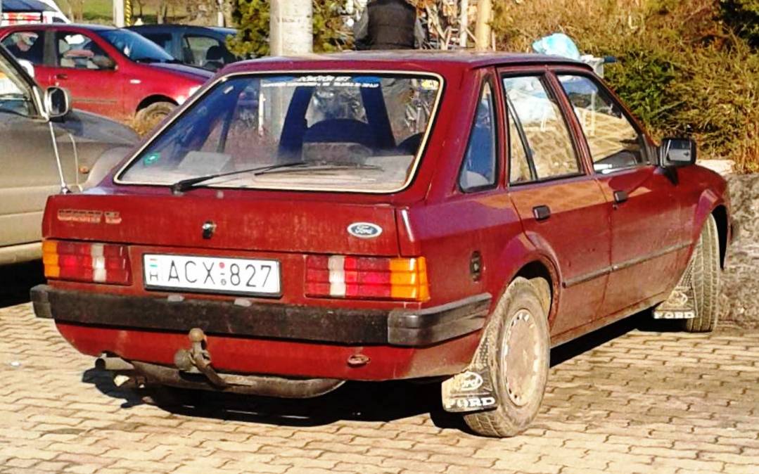 ACX-827, Ford Escort 3rd gen 5-door Hatch (AAD; Global-market), 1980–1986