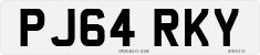 License plate of the United Kingdom, 2001 year system