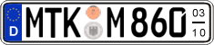 German license plate, Seasonal plates