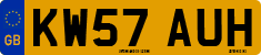 License plate of the United Kingdom, 2001 year system
