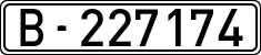 License plates of Spain, 1900 year series