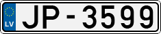 License plate of Latvia, Regular car plates