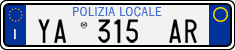 License plate of Italy, Cars (1994 year series)