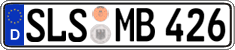 German license plate, Regular plates