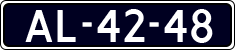 License plate of the Netherlands, Imported oldtimers (cars)