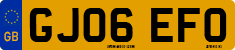 License plate of the United Kingdom, 2001 year system