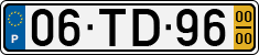 License plate of Portugal, Regular plates