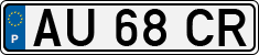 License plate of Portugal, Regular plates