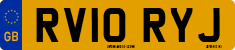 License plate of the United Kingdom, 2001 year system