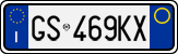 License plate of Italy, Cars (1994 year series)
