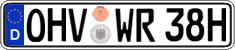 German license plate, Plates for oldtimers (type 