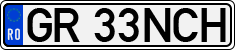 License plate of Romania, Regular plates