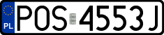 License plates of Poland, Regular car plates