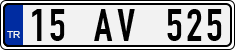 License plate of Turkey, Regular plates